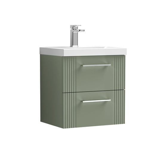 nuie 500mm wall hung 2 drawer vanity basin 1dpf892a, Nuie, Wall Hung Vanity Unit, 1
