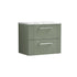 nuie 600 wall hung 2 drawer vanity laminate worktopdpf893lcm, Nuie, Wall Hung Vanity Unit, 1