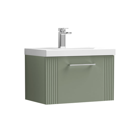 nuie 600mm wall hung single drawer vanity basin 1dpf894a, Nuie, Wall Hung Vanity Unit, 1
