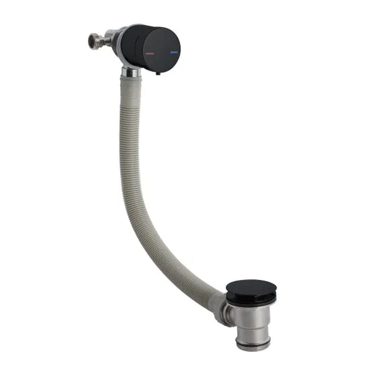Nuie Freeflow Bath Filler Black Matt