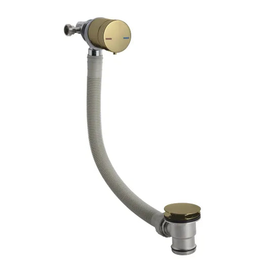 Nuie Freeflow Bath Filler Brushed Brass