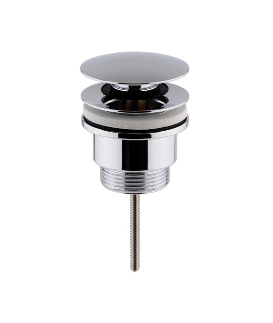 Nuie Universal Push Button Basin Waste Slotted & Un-Slotted