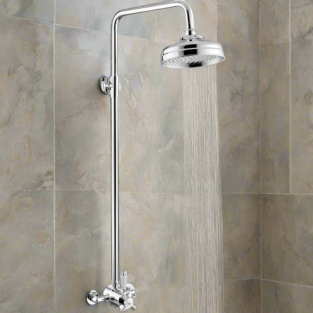 Elio Traditional Concentric Single Outlet & Overhead Shower