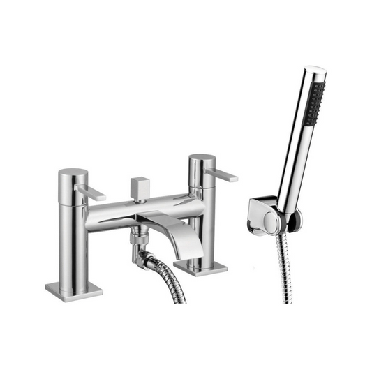 esta chrome bath filler tap with shower mixer kit, Alessio, Chrome Bath Shower Mixer Taps, Bath Taps, Taps, 1