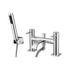 esta chrome bath filler tap with shower mixer kit, Alessio, Chrome Bath Shower Mixer Taps, Bath Taps, Taps, 2