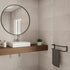 Etna Bone Light Grey Stone Effect Tile 330x660mm