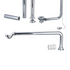 Exposed Bath Plug And Chain Waste With Pipe Shrouds