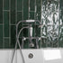 asly green gloss tiles 300x75mm, Floor Tiles, Metro  Tiles, Porcelain Tiles, Wall Tiles, Green Tiles, 5