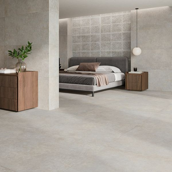 Bowness Feroe Grey Stone Effect Tiles 995x995mm