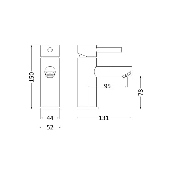 Series Basin Mixer Tap Chrome