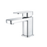flow chrome basin mixer tap waste, Alessio, Chrome Basin Taps, Taps, 4