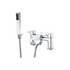 flow chrome bath filler mixer tap with shower kit, Alessio, Chrome Bath Shower Mixer Taps, Bath Taps, Taps, 2