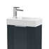 nuie 400mm wall hung cabinet basinflt1490, Nuie, Wall Hung Vanity Unit, 2