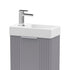 nuie 400mm wall hung cabinet basinflt290, Nuie, Wall Hung Vanity Unit, 2