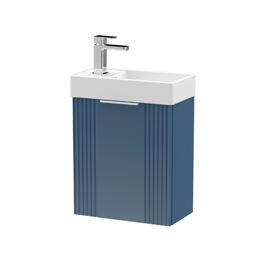 nuie 400mm wall hung cabinet basinflt390, Nuie, Wall Hung Vanity Unit, 1