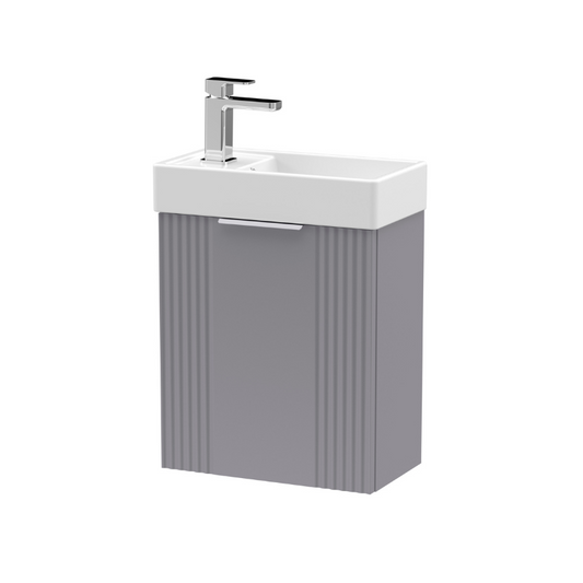 nuie 400mm wall hung cabinet basinflt290, Nuie, Wall Hung Vanity Unit, 1