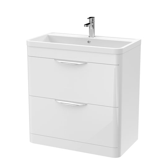 nuie 800mm floor standing vanity polymarble basinfpa004, Nuie, Sink Vanity Unit, Basin Unit, 1