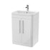 nuie 600mm floor standing 2 door vanity polymarble basinfpa010, Nuie, Sink Vanity Unit, Basin Unit, 1
