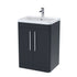 nuie 600mm floor standing 2 door vanity polymarble basinfpa1410, Nuie, Sink Vanity Unit, Basin Unit, 1