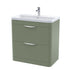nuie 800mm floor standing 2 drawer vanity polymarble basinfpa804, Nuie, Sink Vanity Unit, Basin Unit, 1