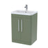 nuie 600mm floor standing 2 door vanity polymarble basinfpa810, Nuie, Sink Vanity Unit, Basin Unit, 1
