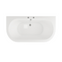 francesca freestanding back to wall bath 1700x800x600mm, Baths, Free Standing Baths, Alessio, 4