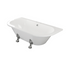 francesca freestanding back to wall bath 1700x800x600mm, Baths, Free Standing Baths, Alessio, 3