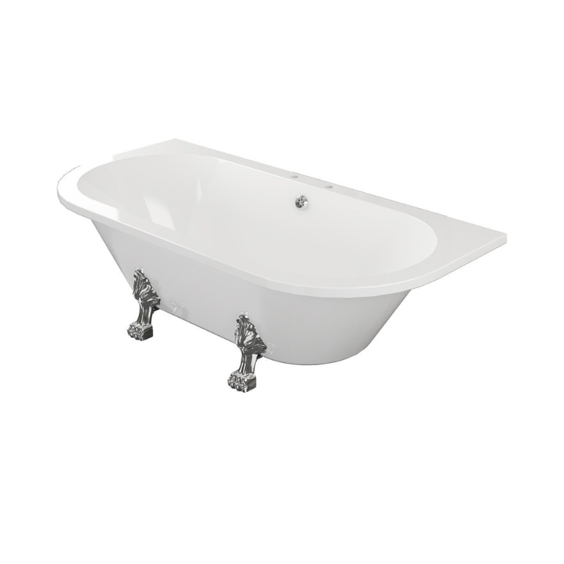 Francesca Freestanding Back To Wall Bath 1700x800x600mm