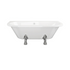 francesca freestanding back to wall bath 1700x800x600mm, Baths, Free Standing Baths, Alessio, 2