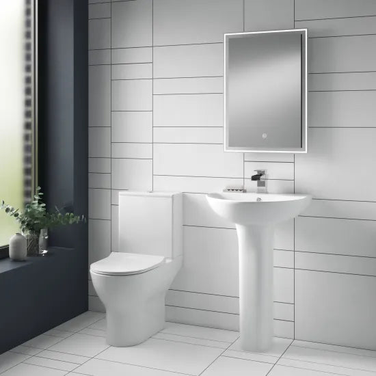 Nuie Freya 560mm Basin & Pedestal