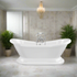 gabriella freestanding bath 1760x700x720mm base white, Baths, Free Standing Baths, Alessio, 1