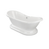 gabriella freestanding bath 1760x700x720mm base white, Baths, Free Standing Baths, Alessio, 3