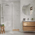 Multipanel White Terrazzo Tile Effect Wet Wall Shower Panel