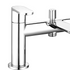 gino chrome bath filler tap with shower mixer kit, Alessio, Chrome Bath Shower Mixer Taps, Bath Taps, Taps, 3
