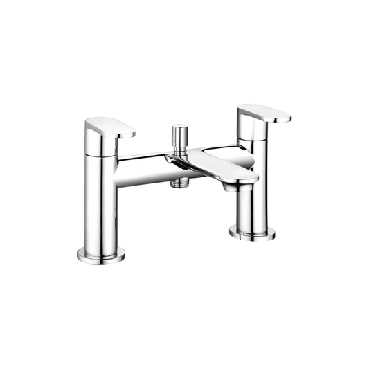 gino chrome bath filler tap with shower mixer kit, Alessio, Chrome Bath Shower Mixer Taps, Bath Taps, Taps, 1