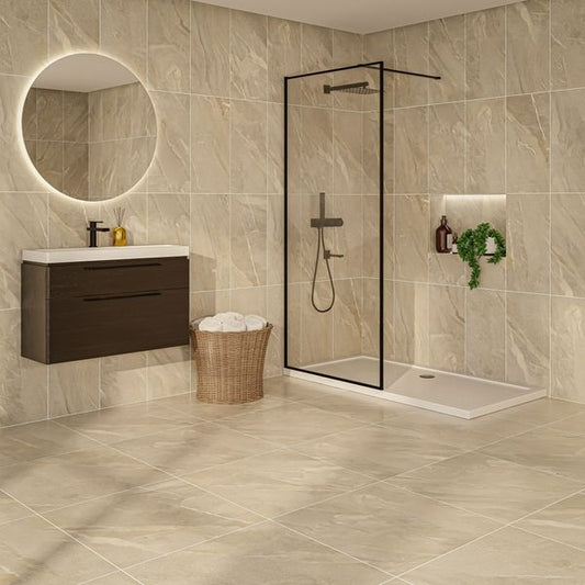 Granby Beige Matt Stone Effect 300x600mm Tiles