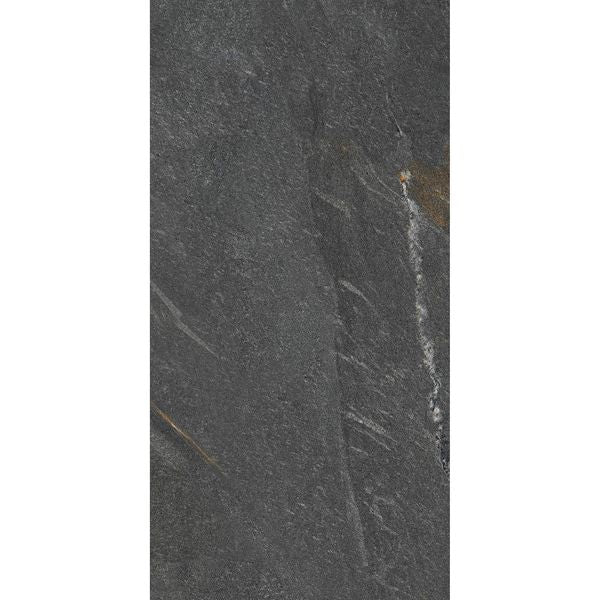 Granby Dark Grey Matt Stone Effect 300x600mm Tiles