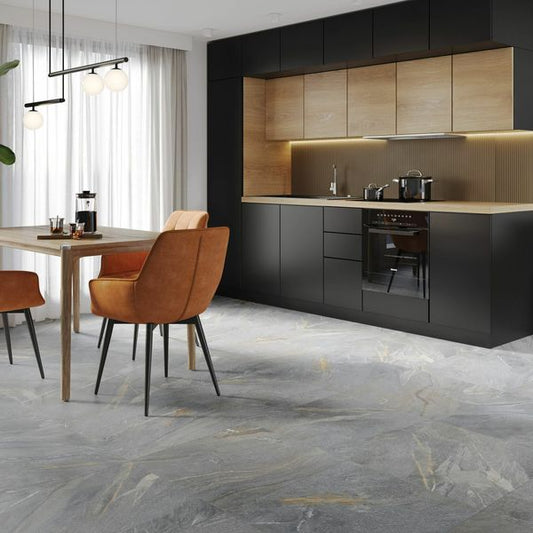 Granby Grey Matt Stone Effect 600x600mm Tiles