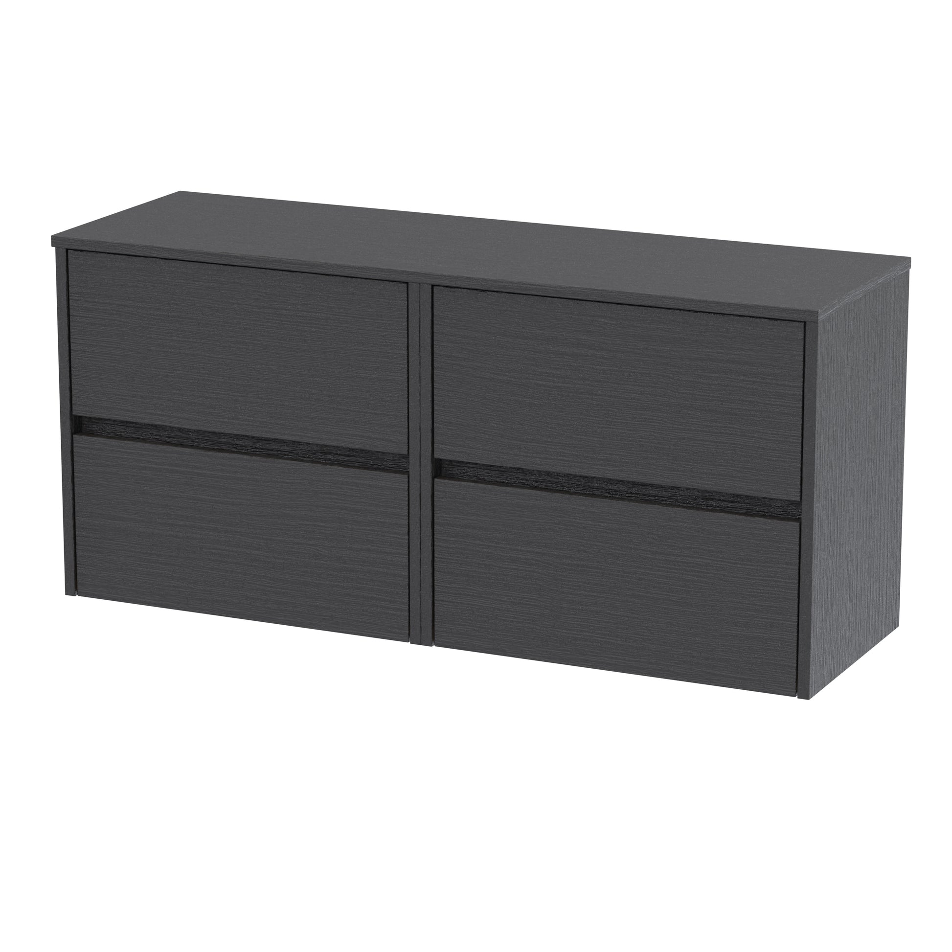 Nuie 1200mm Wall Hung 4 Drawer Unit & Worktop