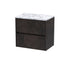 nuie 600 wall hung 2 drawer unit laminate worktophav2604lcm, Nuie, Wall Hung Vanity Unit, 1