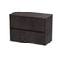 Havana Metallic Slate 800mm Wall Hung 2 Drawer Unit & Worktop