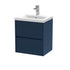 nuie 500mm wall hung 2 drawer unit basin 1hav2902a, Nuie, Wall Hung Vanity Unit, 1