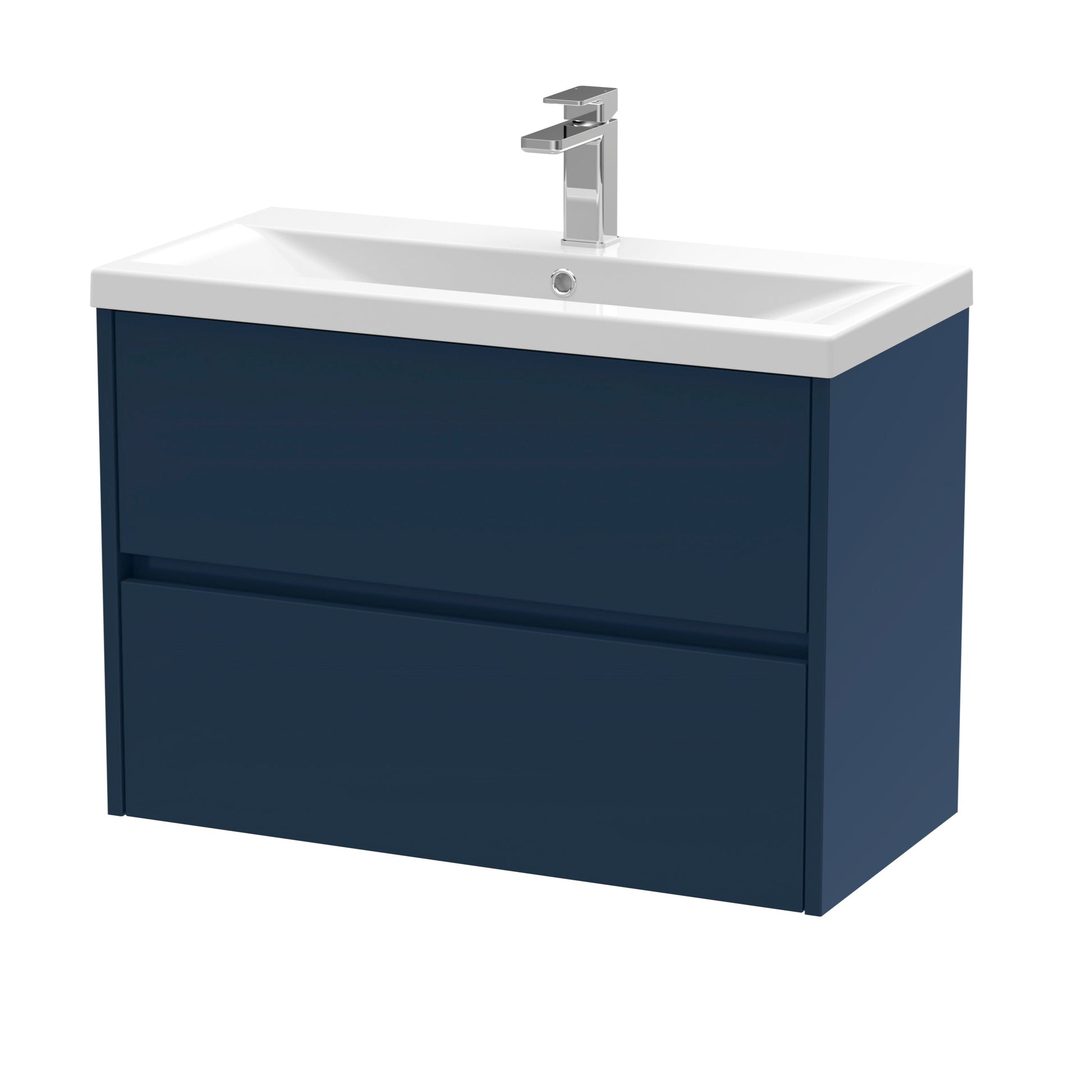 nuie 800mm wall hung 2 drawer unit basin 1hav2906a, Nuie, Wall Hung Vanity Unit, 1