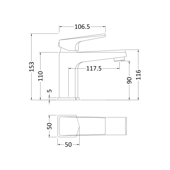 Hardy Basin Mixer Tap Chrome