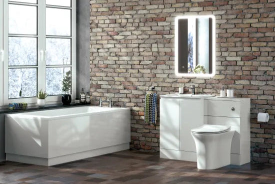 Quartz 1100mm Combined Basin Vanity Unit 2 Options