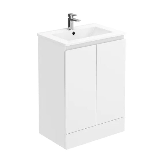 Quartz 600mm Floor Standing Basin Vanity Unit 2 Options