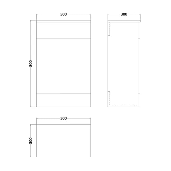 Quartz 1100mm Combined Basin Vanity Unit 2 Options