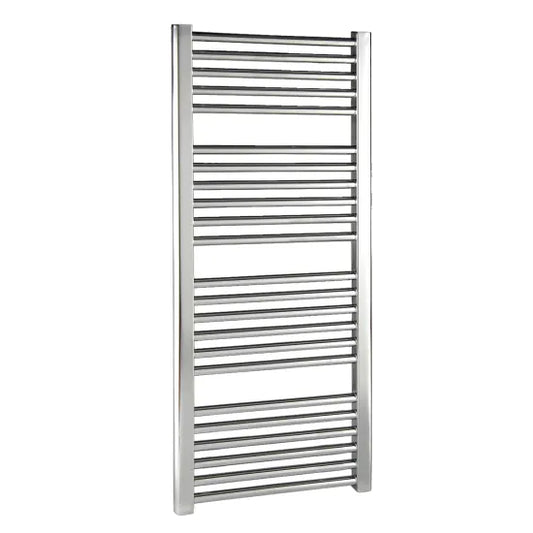 Nuie Straight Heated Ladder Rail 500x1100mm Chrome