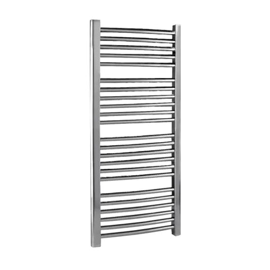 Nuie Curved Heated Ladder Rail 500x1100mm Chrome