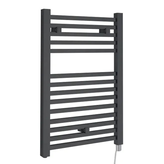 Nuie Electric Towel Radiator 500x690mm Anthracite